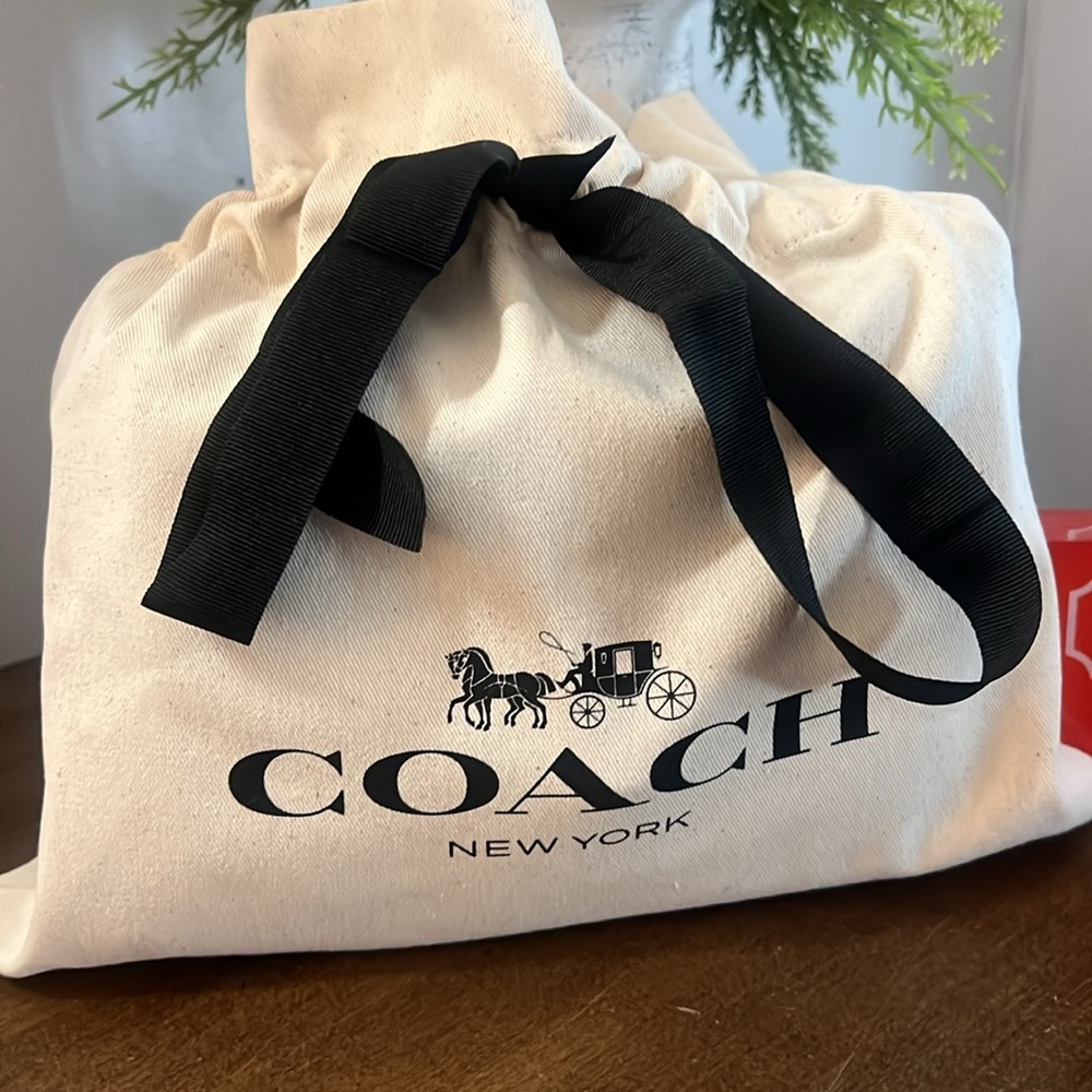 Coach Signature Canvas/Leather Cricket Turnlock Crossbody Bag - Picture 16 of 16